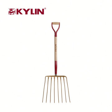 Competitive Price Carbon Digging Garden Forks Pitchfork With Steel Head